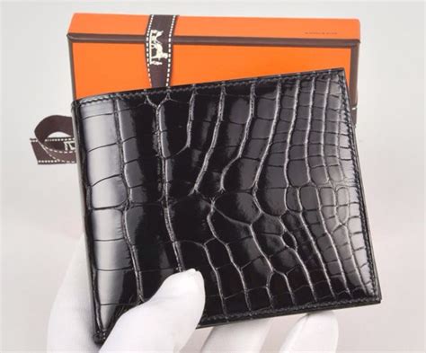 hermes croco black strret men